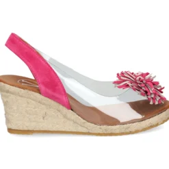 VIGUERA Zapatos cuña 0294 604 FUXIA