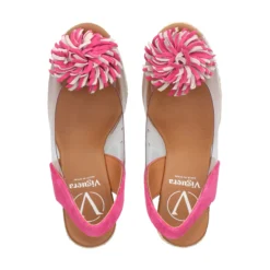 VIGUERA Zapatos cuña 0294 604 FUXIA