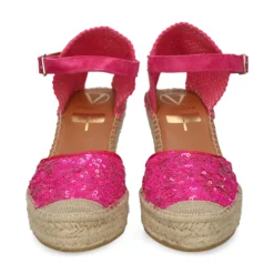 VIGUERA Zapatos cuña 1632 604 FUXIA