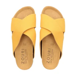 ZOURI Sandalias planas de Mujer SUN MOSTAZA