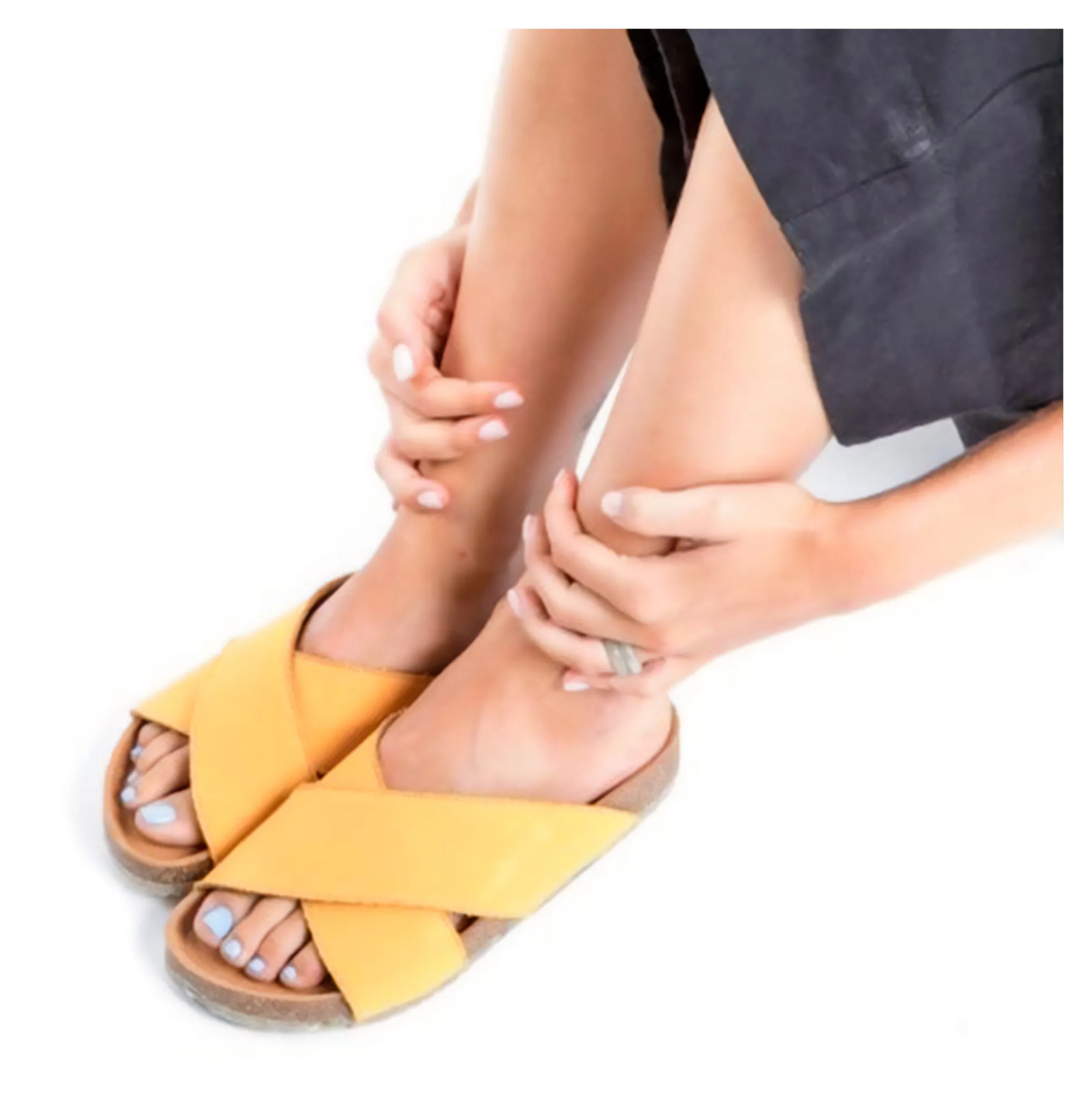 ZOURI Sandalias planas de Mujer SUN MOSTAZA