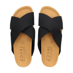 ZOURI Sandalias planas de Mujer SUN NEGRO