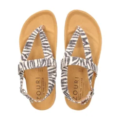 ZOURI Sandalias planas de Mujer ISLE ALGAE