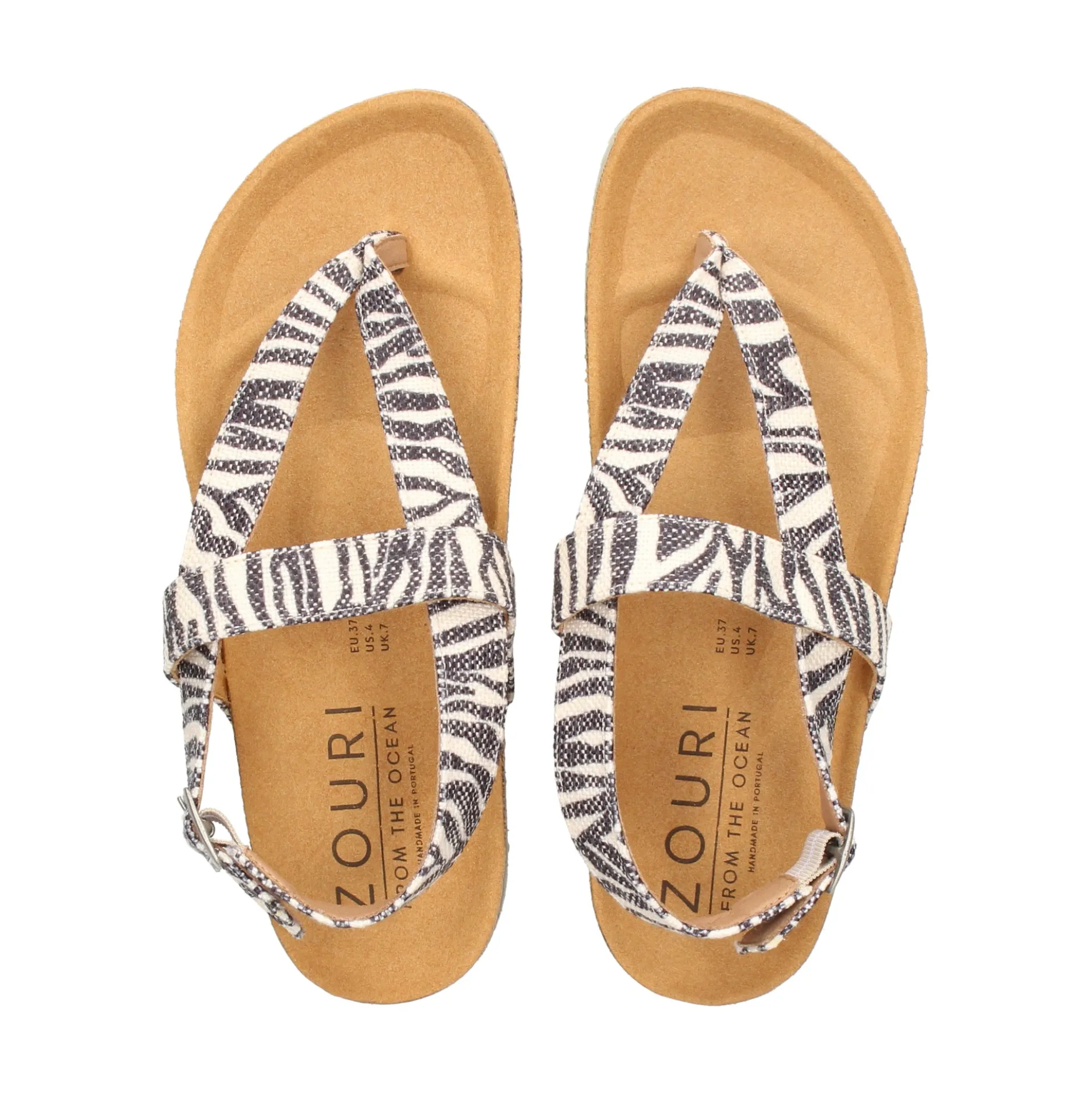 ZOURI Sandalias planas de Mujer ISLE ALGAE
