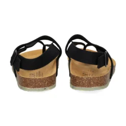 ZOURI Sandalias planas de Mujer ISLE NEGRO